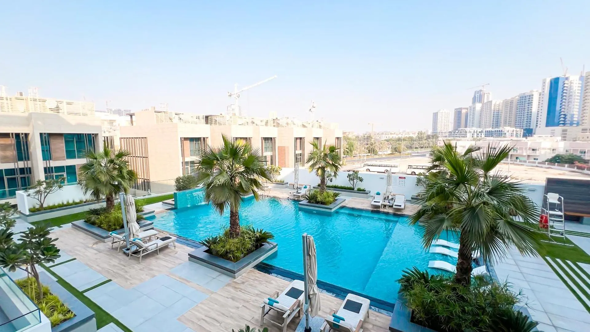 Apartmán Modern Studio In Jvc - Pool, Gym & Bbq Access Dubaj